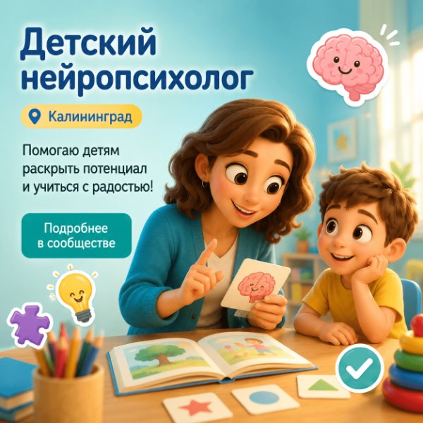 Развивающие занятия для детей в Калининграде